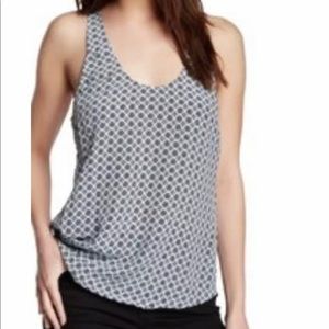 Joie Alicia Deep Lapis Silk Blouse